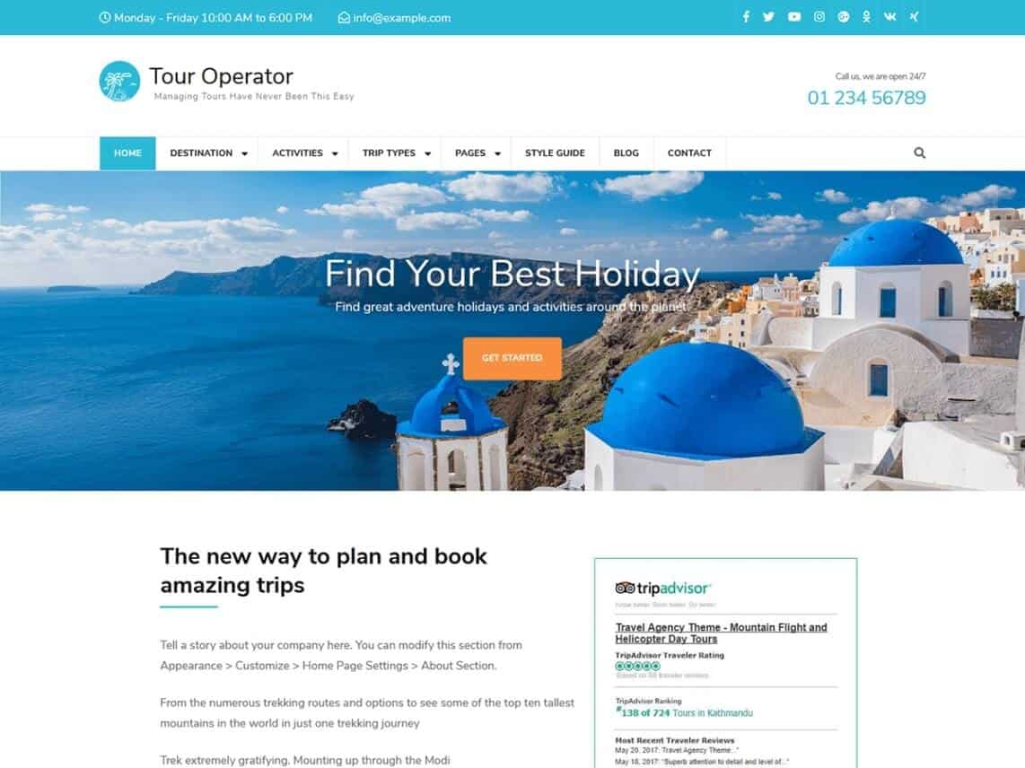 Tour Operator Ratings